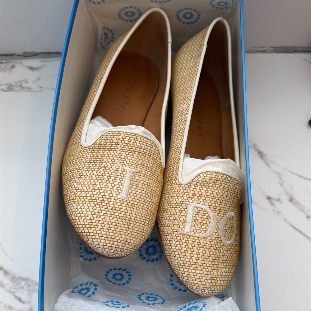 Jack Rogers ‘I Do’ Raffia Loafer
